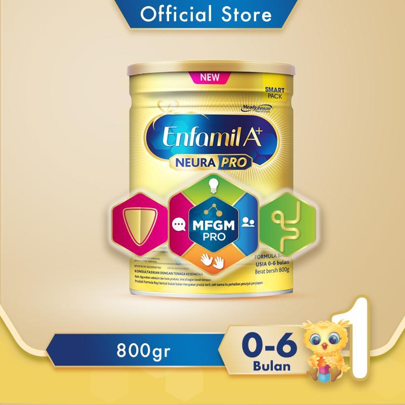 Enfamil A+ 1 Susu Formula Bayi 0 - 6 Bulan Plain 800 gr